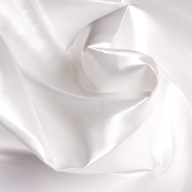Ткань Атлас 80гр/м2, 100пэ, 150см, белый/S501, (50м) TPX0430