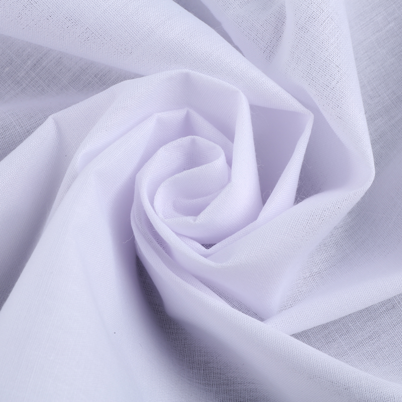 Бязь клеевая сплошная рубашечная 110г/м2 цв белый 112см (уп 5пм±10%) Danelli S3E1100