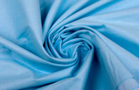 ткань поплин 115гр/м2, 100хб, 220см, однотонная, голубой, люкс tpg038 купить по цене 267.99 руб в розницу от 1 метра - в интернет-магазине Веллтекс