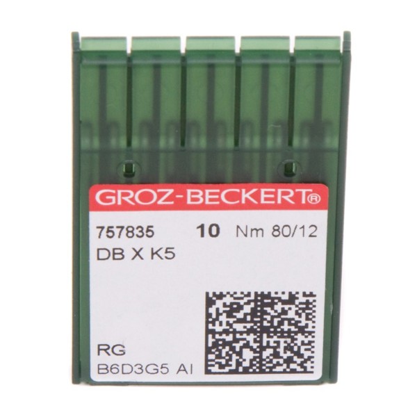 Иглы GROZ-BECKERT DBxK5 №80 (уп.10шт.)0