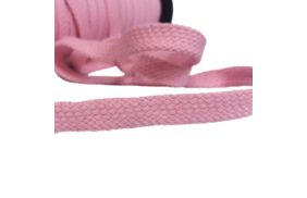 шнур для одежды плоский 15мм, 100хб, цв розовый/130 (катушка 50м) bombacio купить по цене 16.2 руб для домашнего шитья - в интернет-магазине Веллтекс | Калининград
