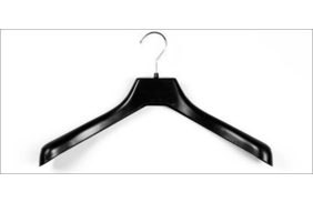 вешалка костюм 420*55мм без перекл. цв чёрный (уп 120шт) вк 42-03 (v-42) купить по цене 39.48 руб - в интернет-магазине Веллтекс | Калининград
