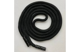 шнурки tby круглые 6мм арт.slf046 длина 130 см цв.черный купить по цене 54 руб для домашнего шитья - в интернет-магазине Веллтекс | Калининград
