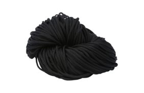 шнур для одежды круглый цв черный 5мм (уп 100м) 5-02 купить по 2.34 для тактического снаряжения в Калининграде 