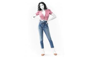 Лекала женские - джинсовый топ             джинсовый топ 2333 купить. Скачать лекала в личном кабинете.