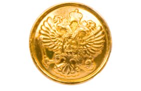 пуговицы герб рф 14 мм золото (уп.100шт) купить по 12.6 - в интернет - магазине Веллтекс | Калининград
.