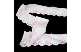 шитье 50%cotton 50%pe f 29 60мм бело-розовый (рул 19,2м) купить по 831.78 - в интернет - магазине Веллтекс | Калининград
.