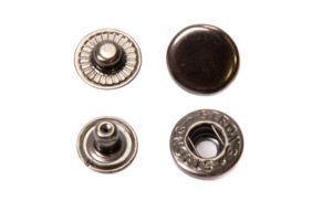 кнопка l-15 цв черный никель сталь 15мм (уп ок.720шт) к-09 strong купить по цене 3.84 руб - в интернет-магазине Веллтекс | Калининград

