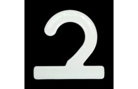вешалка-крючок для ткани 70мм цв белый (уп 250шт) вк-70 арт 01 купить по цене 3.72 руб - в интернет-магазине Веллтекс | Калининград
