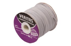 резинка шляпная цв серый 2мм (уп 50м) veritas s-204 купить по 4.32 - в интернет - магазине Веллтекс | Калининград
.